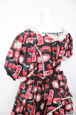 画像5: Angelic Pretty / Cherry Jam Labelワンピース  黒 Y-26-02-01-072-AP-OP-SZ-ZY