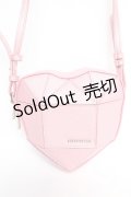 SAMANTHAVEGA / ハートショルダーバッグ  ピンク Y-26-02-01-008-LO-BG-SZ-ZS