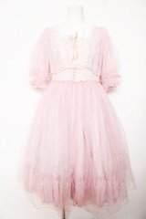 Angelic Pretty / Vintage Tulleワンピース  ピンク Y-26-02-01-078-AP-OP-SZ-ZY