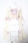 axes femme kawaii / メアリー姫袖ドレス  生成り Y-26-02-01-081-AX-OP-SZ-ZY
