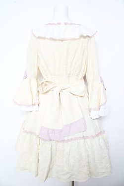 画像2: axes femme kawaii / メアリー姫袖ドレス  生成り Y-26-02-01-081-AX-OP-SZ-ZY