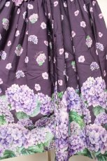画像4: Chalmiere / ハイドレンジアワンピース M パープル Y-26-02-01-085-LO-OP-SZ-ZI (4)
