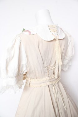 画像5: Hoshibako Works / 四つ葉のクローバーワンピース M ベージュ Y-26-02-01-086-LO-OP-SZ-ZY