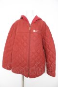 Karl Helmut /  ニットフード中綿ブルゾン  赤 Y-26-02-01-087-EL-JA-SZ-ZY