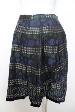 画像2: Jane Marple / victorian jacquaed　ミニスカート  ネイビー Y-26-02-01-090-JM-SK-SZ-ZY