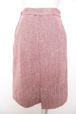 画像2: an another angelus / ツイード風スカート  赤 Y-26-02-01-092-CA-SK-SZ-ZY