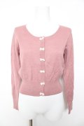 F i.n.t / リボンカーディガン F ピンク Y-26-02-01-013-CA-TO-SZ-ZY