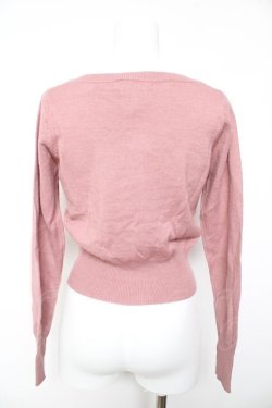 画像2: F i.n.t / リボンカーディガン F ピンク Y-26-02-01-013-CA-TO-SZ-ZY