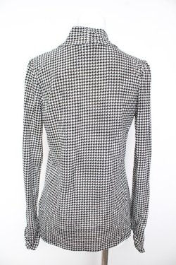 画像2: axes femme / 千鳥柄ハイネックプルオーバー M 黒 Y-26-02-01-020-AX-TO-SZ-ZY