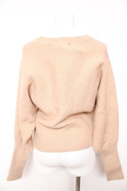 画像2: axes femme NOSTALGIE / レース衿付きプルオーバー M ベージュ Y-26-02-01-022-AX-TO-SZ-ZY