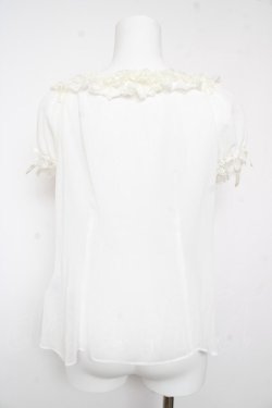 画像2: Angelic Pretty / Lovelyスクエアブラウス  白 Y-26-02-01-026-AP-BL-SZ-ZY
