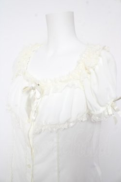 画像3: Angelic Pretty / Lovelyスクエアブラウス  白 Y-26-02-01-026-AP-BL-SZ-ZY