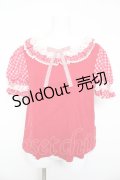 Angelic Pretty / Hummingギンガムカットソー  赤 Y-26-02-01-036-AP-TO-SZ-ZY