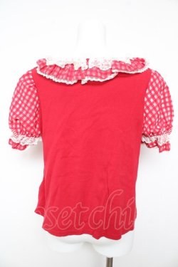 画像2: Angelic Pretty / Hummingギンガムカットソー  赤 Y-26-02-01-036-AP-TO-SZ-ZY