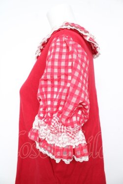 画像4: Angelic Pretty / Hummingギンガムカットソー  赤 Y-26-02-01-036-AP-TO-SZ-ZY