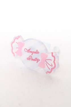 画像1: Angelic Pretty / ストライプCandyリング  サックス Y-26-02-04-004-AP-AC-SZ-ZY