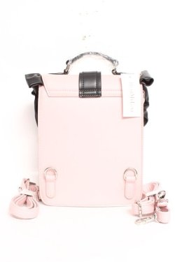 画像3: DearMyLove / キルティングストーンフリルサッチェルリボンバッグ  ピンク×黒 Y-26-02-04-044-EL-BG-SZ-ZY