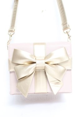 画像1: F i.n.t / 多重リボンプレゼントBOXバッグ F ピンク Y-26-02-04-047-CA-BG-SZ-ZY
