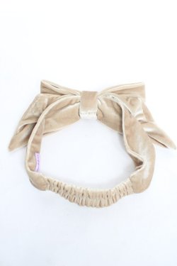 画像2: Angelic Pretty / Lady Ribbonヘアバンド  ベージュ Y-26-02-04-048-AP-AC-SZ-ZY