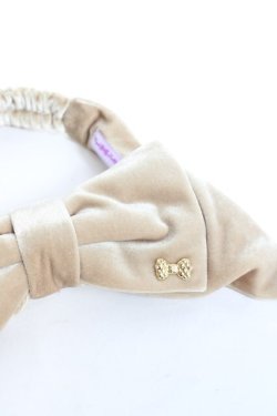 画像3: Angelic Pretty / Lady Ribbonヘアバンド  ベージュ Y-26-02-04-048-AP-AC-SZ-ZY