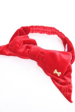 画像1: Angelic Pretty / Lady Ribbonヘアバンド  赤 Y-26-02-04-049-AP-AC-SZ-ZY