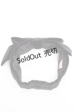 画像2: Angelic Pretty / Lady Ribbonヘアバンド  黒 Y-26-02-04-050-AP-AC-SZ-ZY