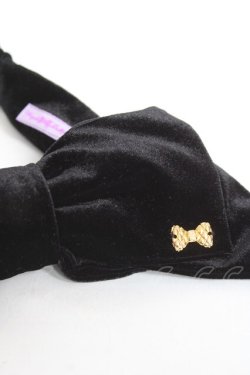 画像3: Angelic Pretty / Lady Ribbonヘアバンド  黒 Y-26-02-04-050-AP-AC-SZ-ZY