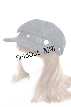 画像1: DearMyLoveRose / アソートビジューレースキャスケット  黒 Y-26-02-04-051-EL-AC-SZ-ZY