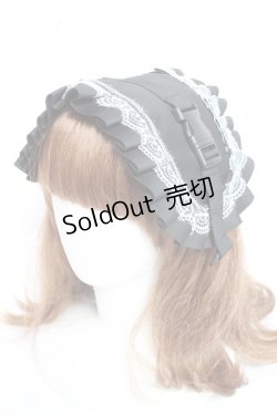 画像1: ACDC RAG / ジャージヘッドドレス  黒 Y-26-02-04-054-PU-AC-SZ-ZY