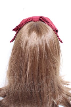 画像3: Angelic Pretty / アンティークRibbonカチューシャ  赤 Y-26-02-04-056-AP-AC-SZ-ZY