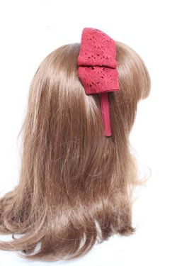 画像4: Angelic Pretty / アンティークRibbonカチューシャ  赤 Y-26-02-04-056-AP-AC-SZ-ZY