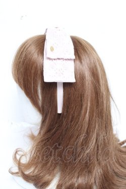 画像2: Angelic Pretty / アンティークRibbonカチューシャ  ピンク Y-26-02-04-058-AP-AC-SZ-ZY
