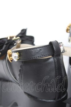 画像7: LIZ LISA / ハートビジュープラットフォームローファー M 黒 Y-26-02-04-059-LO-SH-SZ-ZY