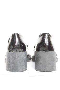 画像3: DearMyLove / シルバージップローファー 22.5cm 黒 Y-26-02-04-061-EL-SH-SZ-ZY