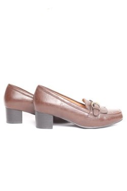 画像4: an another angelus / サイドバックルキルトヒールローファー S ブラウン Y-26-02-04-066-CA-SH-SZ-ZY