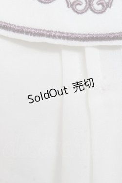 画像3: Amavel / ティーセット刺繍入りジャボ付きブラウス F ラベンダー Y-26-02-04-067-CA-BL-SZ-ZI