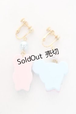 画像3: Angelic Pretty / Toyboxフレンズイヤリング  ピンク×サックス Y-26-02-04-007-AP-AC-SZ-ZY