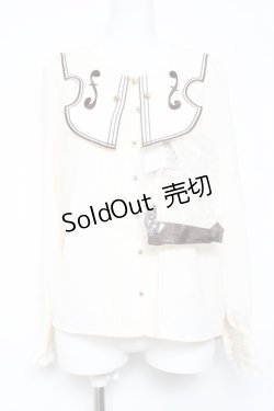 画像1: Amavel / 屋根裏の五重奏(クインテット)ブラウス F ブラウン Y-26-02-04-068-CA-BL-SZ-ZY