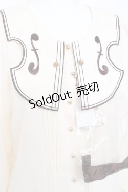 画像3: Amavel / 屋根裏の五重奏(クインテット)ブラウス F ブラウン Y-26-02-04-068-CA-BL-SZ-ZY