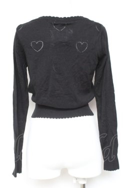 画像2: Angelic Pretty / Wonder Tea Pot刺繍ニットカーディガン  黒 Y-26-02-04-071-AP-TO-SZ-ZY