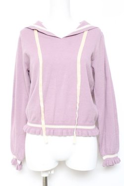 画像1: axes femme POETIQUE / セーラープルオーバー M ラベンダー Y-26-02-04-074-AX-TO-SZ-ZY