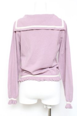 画像2: axes femme POETIQUE / セーラープルオーバー M ラベンダー Y-26-02-04-074-AX-TO-SZ-ZY