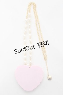 画像3: Angelic Pretty / MELODY TOYSハートネックレス（2022年）  黒×ピンク Y-26-02-04-008-AP-AC-SZ-ZY