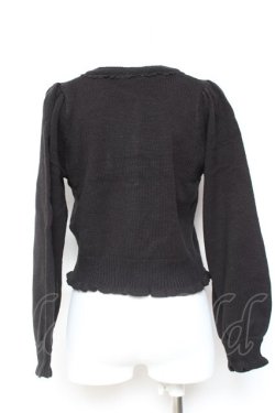 画像2: axes femme kawaii / ハロウィンナイト刺繍カーデ M 黒 Y-26-02-04-076-AX-TO-SZ-ZY