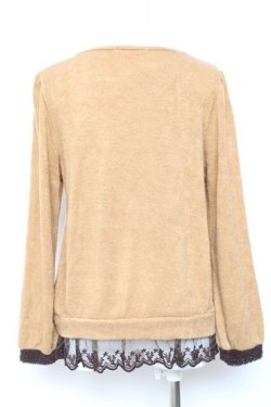 画像2: axes femme / ハート柄ニットプル M キャメル Y-26-02-04-078-AX-TO-SZ-ZY