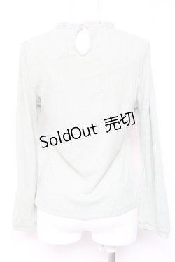 画像2: axes femme POETIQUE / 雪の結晶刺繍入りプルオーバー M ミント Y-26-02-04-080-AX-TO-SZ-ZY