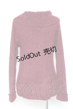 画像2: axes femme / ミニフェザータートルプルオーバー M ワイン Y-26-02-04-082-AX-TO-SZ-ZT624