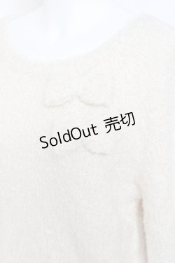 画像3: LIZ LISA / リボン付きニット 0 アイボリ- Y-26-02-04-083-LO-TO-SZ-ZY