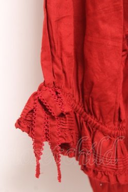 画像3: PINK HOUSE / スモック風ブラウス F 赤 Y-26-02-04-085-LO-BL-SZ-ZY