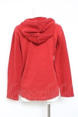 画像2: PINK HOUSE / 異素材コットンフードトップス L 赤 Y-26-02-04-087-LO-TO-SZ-ZT510 (2)